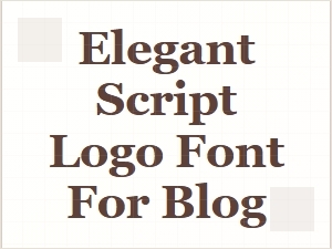 Elegant Script Logo Fonts for Your Blog